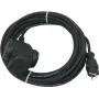 Pikendusjuhe PSSO 30247013, 3-pooline, 3×1,5 mm², 10 m, must