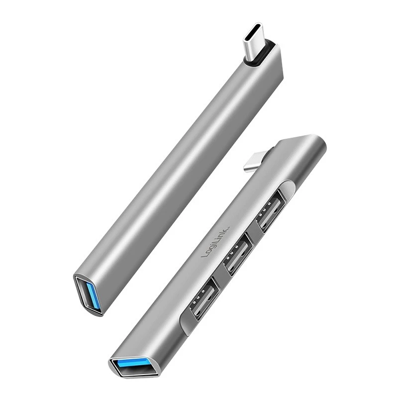LogiLink USB 3.2 Gen1 jaotur 4-pordiline USB-C 1x USB3.0 AF 3x USB2.0 AF UA0437