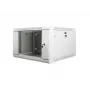 Lanberg seinakinnitusega paigalduskapp 19'' 6U 600x600mm hall (klaasuks)