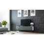 Cama TV-alus VIGO 140 30/140/40 valge/hall läikiv