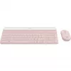 Logitech Slim Wireless Combo MK470 - klaviatuuri- ja hiirekomplekt - juhtmevaba - 2,4 GHz - QWERTY - roosa (920-011314)