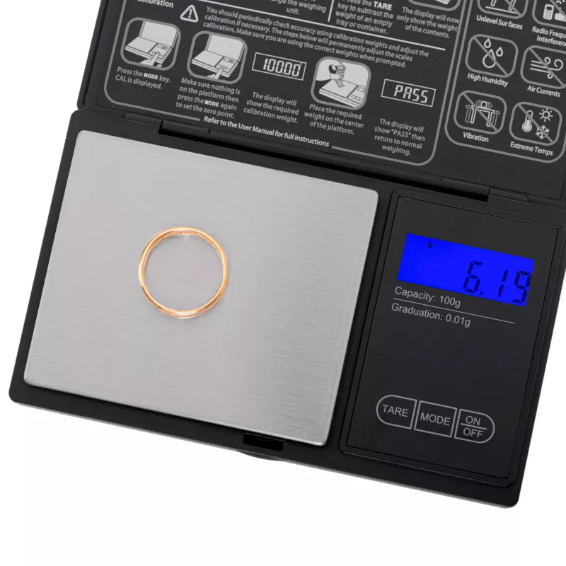 Adler | Täppiskaal | AD 3176 | Maksimaalne kaal (mahutavus) 0,1 kg | Must