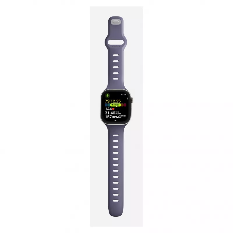 Band Nomad Tempo Band lilla Rubber, ühildub nutikellaga, laius 18 mm, randme ümbermõõt 135–175 mm
