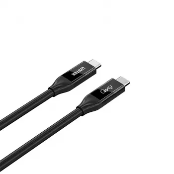 USB-C kaabel Unitek C14100ABK01-2M — 2 m, 100 W toiteedastus, 40 Gbps andmeedastus