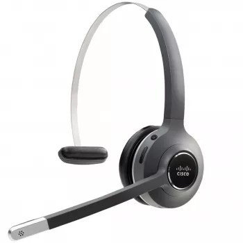 Cisco Headset 561, juhtmeta ühe kõrvaga DECT-peakomplekt mitme allikaga alusega USA ja Kanada jaoks, süsi, 1-aastane piiratud vastutusega garantii (CP-HS-WL-561-M-EU=)
