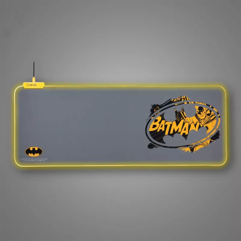 FR-TEC BATPCMPAD Mänguhiirematt Must - Hall - Kollane (BATPCMPAD)