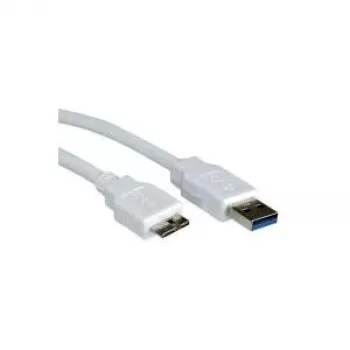 VALUE - USB-kaabel - 9-kontaktiline USB-tüüp A (M) - 10-kontaktiline Micro-USB-tüüp B (M) - 15 cm (USB 3.0) - valge (11.99.8876)