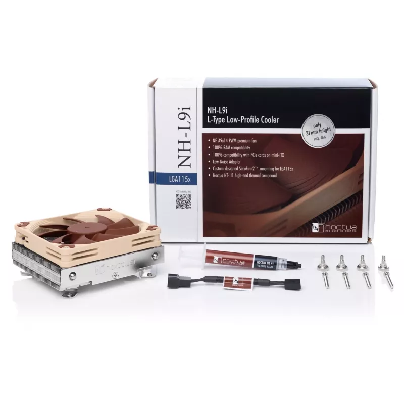 Noctua NH-L9i protsessorijahuti 9,2 cm beež, pruun, hõbedane