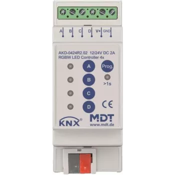 MDT AKD-0424R2.02 LED-kontroller RGBW 4 kanalit (AKD-0424R2.02)