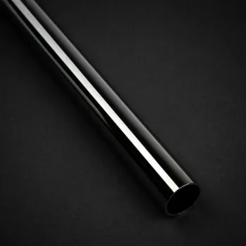 Kõva toru Bitspower None Chamfer Brass 14mm AD, 500mm, must läige