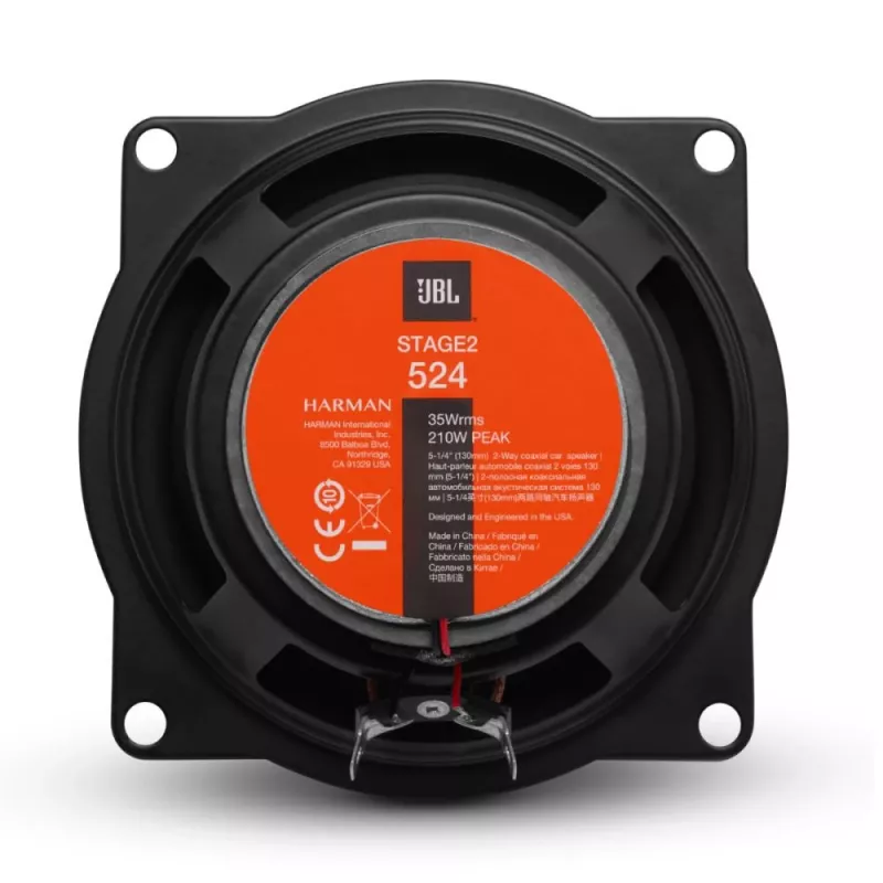 JBL Stage2 524 auto kõlar Ristkülikukujuline 2-suunaline 210 W 2 tk