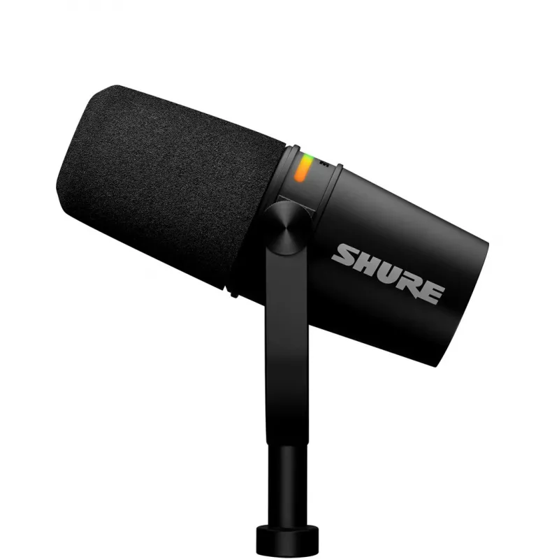 Shure MV7+-K - Loengu-/vokaalmikrofon XLR/USB-C ühendusega, must