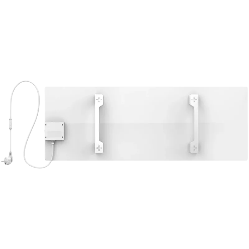 AENO Premium Eco Smart Heater, 700W, karastatud klaas, infrapuna- ja konvektsioonkütte tüüp, LED-ekraan Pistikupesa tüüp: Euroopa (E/F tüüp), VALGE