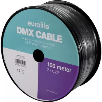 EUROLITE DMX-kaabel 2x0,22 mm 100 m