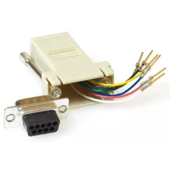 Kaabli soovahetaja MicroConnect SAD008 — RJ45 F kuni DB9 F, beež