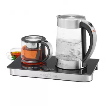 ProfiCook PC-TKS 1056 veekeetja 1.7 L Must, roostevaba teras, läbipaistev