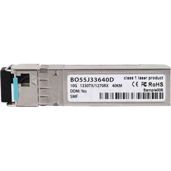 SFP+ transiiver CBO SFP-10G-BX-D-40KM-MA-BO 10 Gbit/s LC ühemoodiline, 40 km