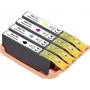 Renkforce tindikomplekt asendab Canoni CLI-581 BKCMY (2103C004) ühilduv must, tsüaan, magenta, kollane RF-I-C-CLI581BKCMY4PK RF-5718880 (RF-5718880)