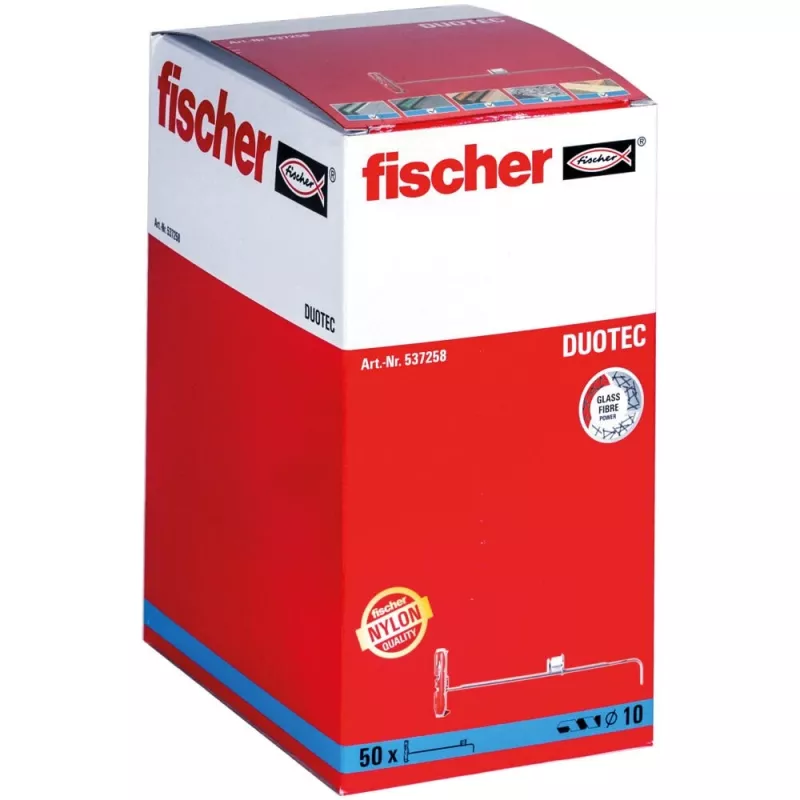 Fischer 537258 kruviankur / seinapistik 50 tk Kruvi- ja tüüblikomplekt 50 mm