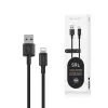 USB-A – Lightningi kaabel Orsen S9L 1 m 2,1 A – must
