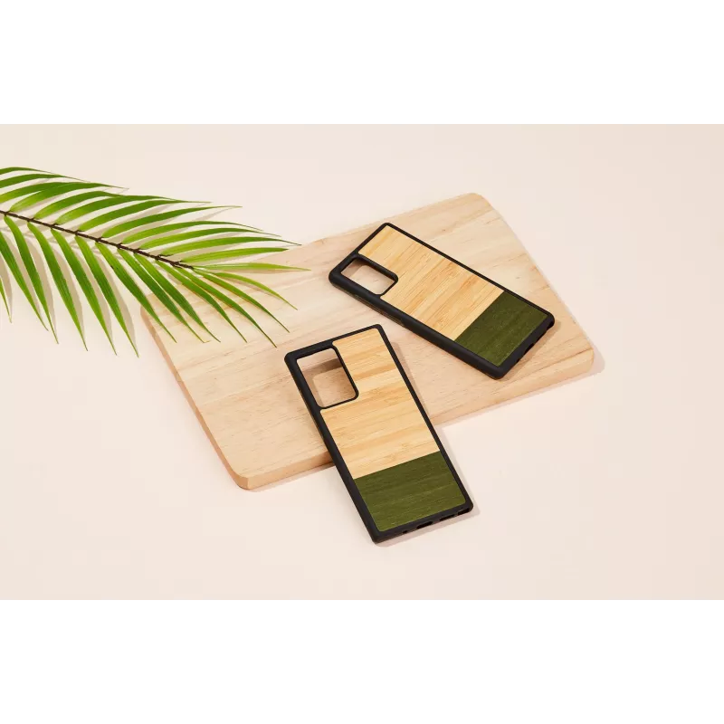 Kaitsev telefoniümbris Man and Wood Galaxy Note 20 — bambusmets must