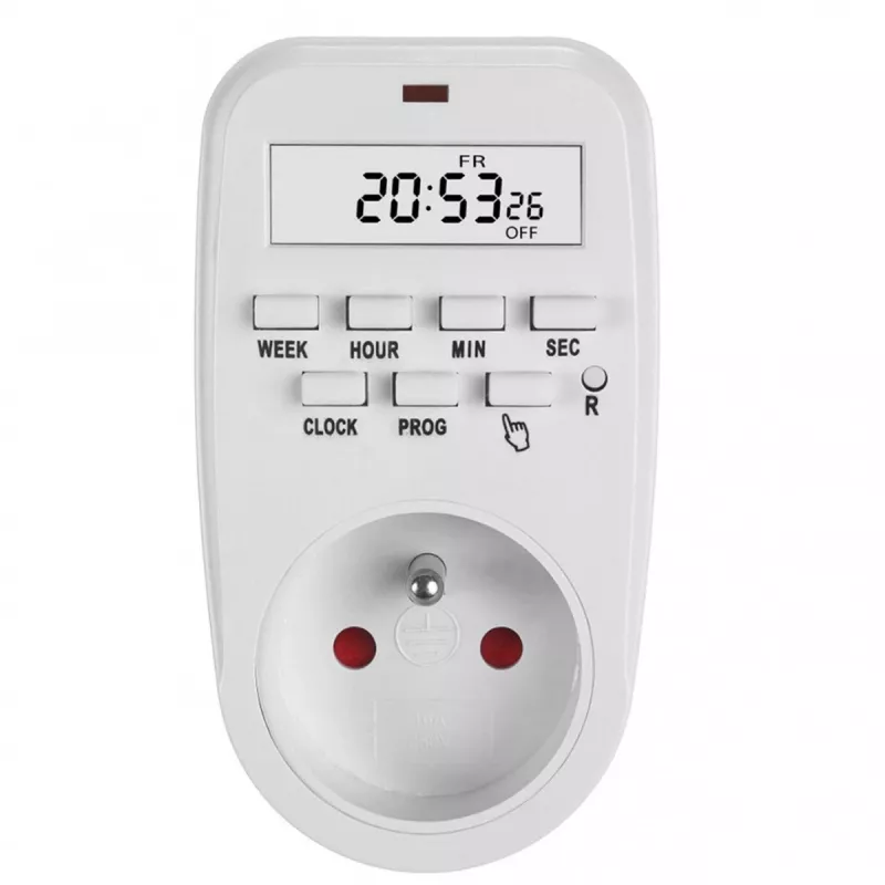 Digitaalne taimerlüliti GreenBlue GB362 — programmeeritav taimer elektriseadmetele, mudel GB362
