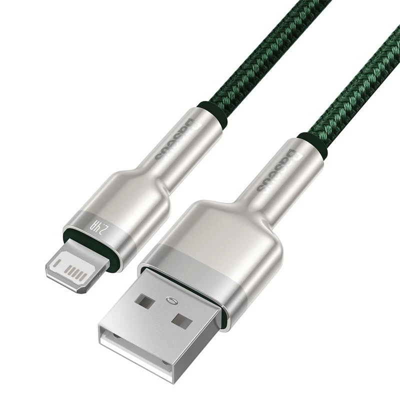 USB-A to Lightning kaabel Baseus 1 m, roheline