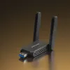 Wi‑Fi USB adapter MERCUSYS MA72XH AX1800 suure võimendusega antennidega, USB-A plug-and-play