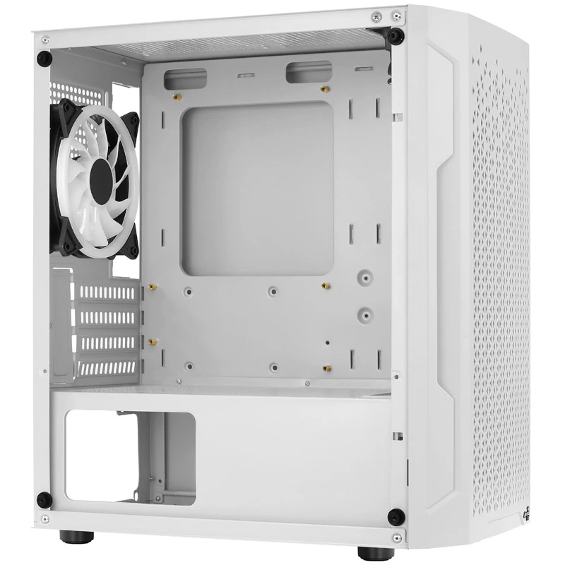 ATX AEROCOOL TRINITY MINI FRGB MICRO MINI TORNIKORPUS KLAASPANEELIGA (VALGE)
