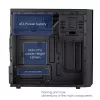 Akyga AK17BK Micro ATX tornkorpus, 2x USB 3.0, ilma toiteplokita, must