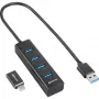 Sharkoon Liidesejaotur USB 3.2 Gen 1 (3.1 Gen 1) Type-C 5000 Mbit/s Must