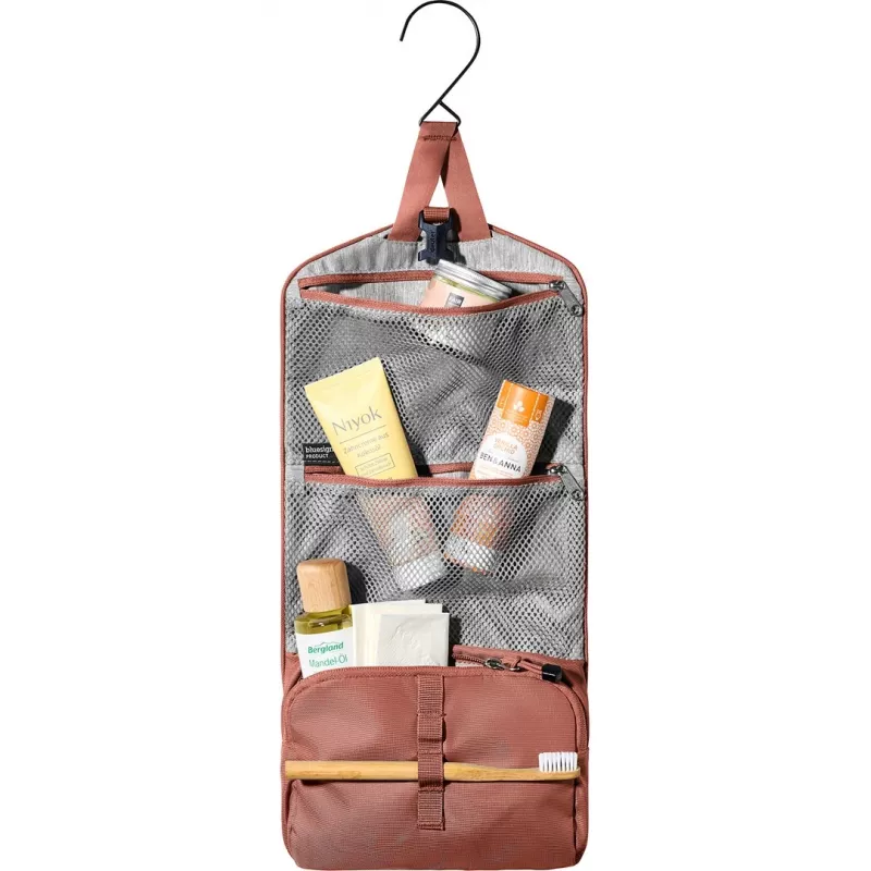 Hügieenikott DEUTER Wash Bag I — kompaktne reisikosmeetikakott, vetthülgav kangas