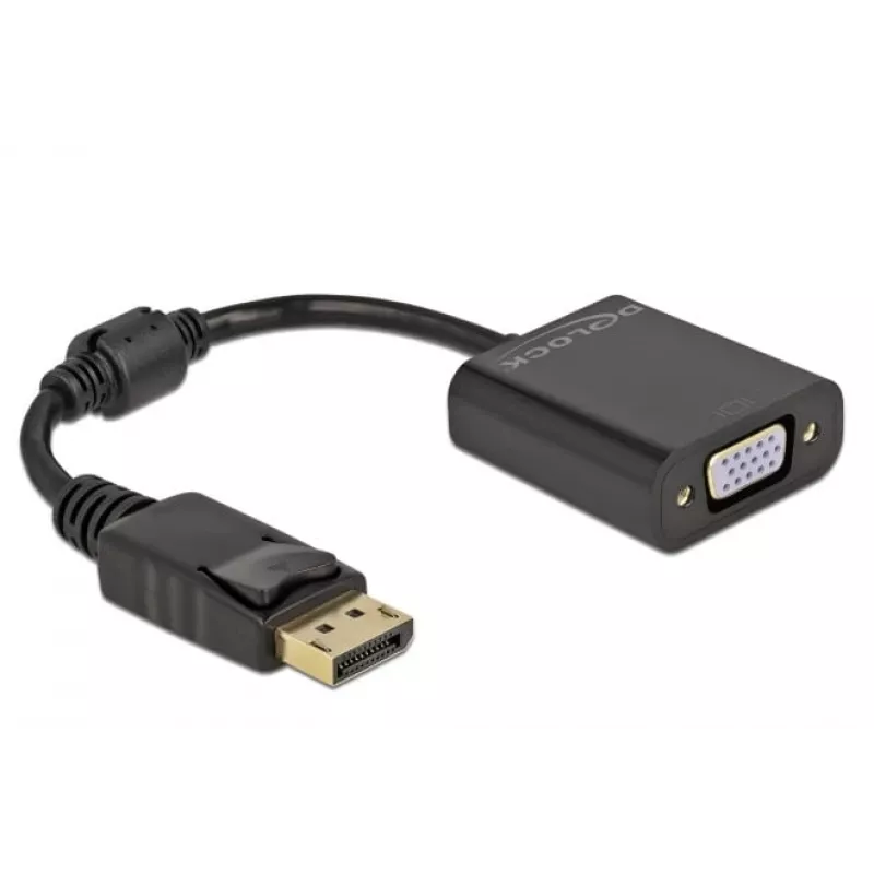 Adapter DisplayPort 1.2 isane VGA emasele DeLOCK 61006