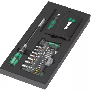 Wera Kraftform compact ja Tool-Check Plus kruvikeeramise tööriistakomplekt, 57 osa (05150150001)