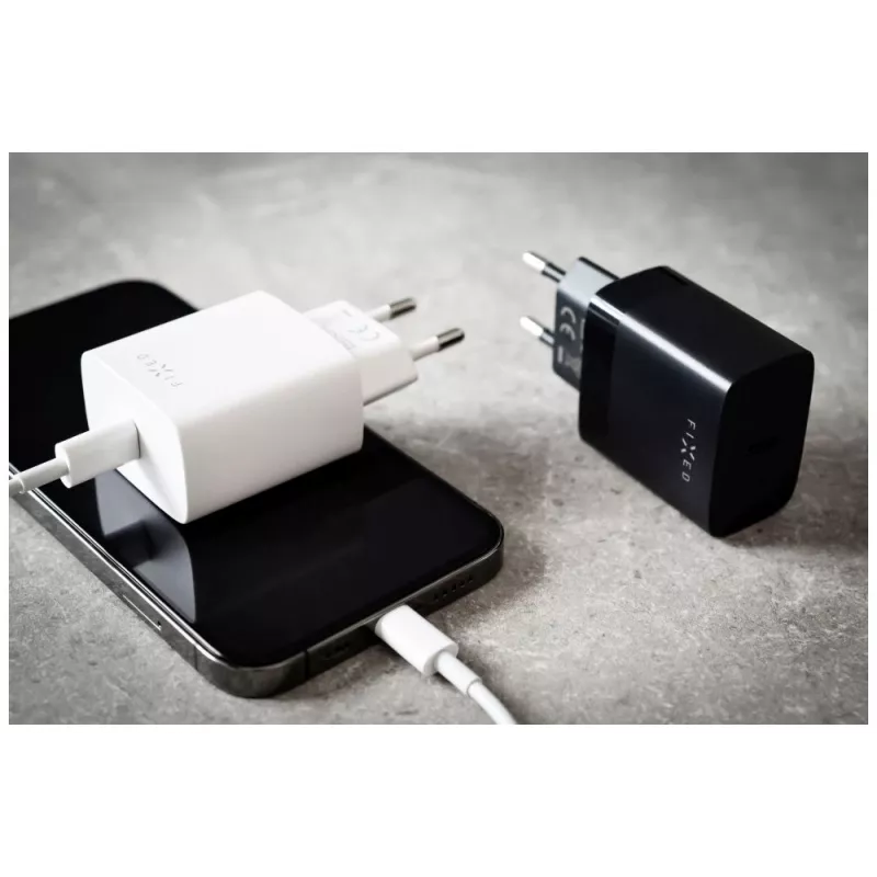 Reisilaadija FIXED FIXC20N-C-WH 20W USB-C kompaktne võrguadapter