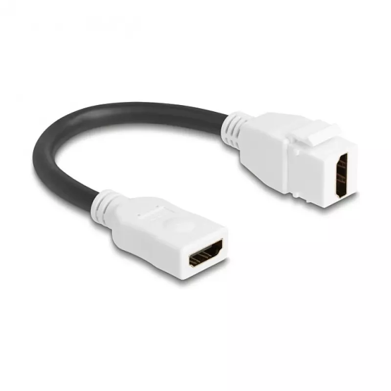 HDMI-kaabel DeLOCK 90684 HDMI Type A Standard 0,2 m valge