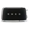 Smeg - TSF02 Röstseade 4 viilu - Must/lakitud/LxKxS 41x20,8x21,5 cm/6 röstimisastet/1500W
