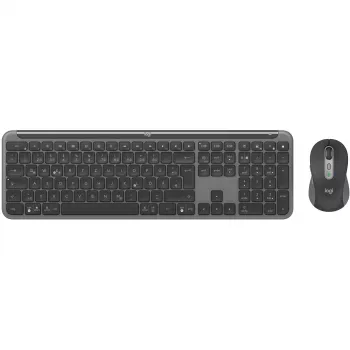 Logitech 920-012483 klaviatuur hiir included Office RF Wireless + Bluetooth QWERTZ German Graphite