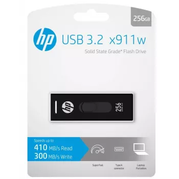 HP x911w USB-mälupulk 256 GB USB Type-A 3.2 Gen 1 (3.1 Gen 1) Must