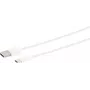 USB-kaabel S/CONN 14-13041 USB 2.0 1 m USB A USB C Valge