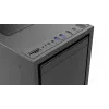 Gembird Fornax K500 ATX arvutikorpus, Midi Tower, must