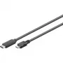 Wentronic Goobay USB 2.0 Micro-plug (Type B) > USB-C pistikuga kaabel, 0,6 m - USB 2.0 HighSpeed (67992)
