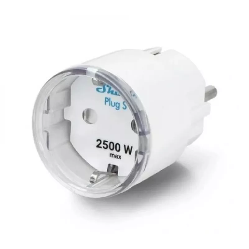 Nutipistik Shelly Wave Plug S Z-Wave 800 — nutipistikupesa, Z-Wave 800, 230 V, 12 A, võimsuse ja energia mõõtmine