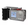 Metallist kaitsekarp Puluz käepidemega DJI Osmo Action 5 Pro / Action 4 / Action 3 jaoks