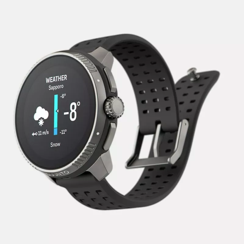 Suunto Race 3.63 cm (1.43) AMOLED 49 mm Digitaalne 466 x 466 pikslit Puutetundlik ekraan Must GPS (satelliit)