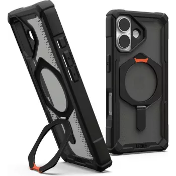 UAG Urban Armor Gear Plasma XTE MagSafe Kickstand Case | Apple iPhone 17 | must/popi oranž | 114526114097 (114526114097)