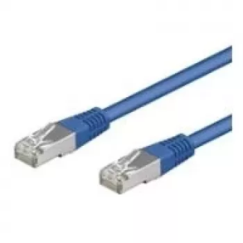 Wentronic Goobay CAT 5e paranduskaabel, SF/UTP, sinine, 0,25 m - CCA vase segu (95203)