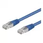 Wentronic Goobay CAT 5e paranduskaabel, SF/UTP, sinine, 0,25 m - CCA vase segu (95203)