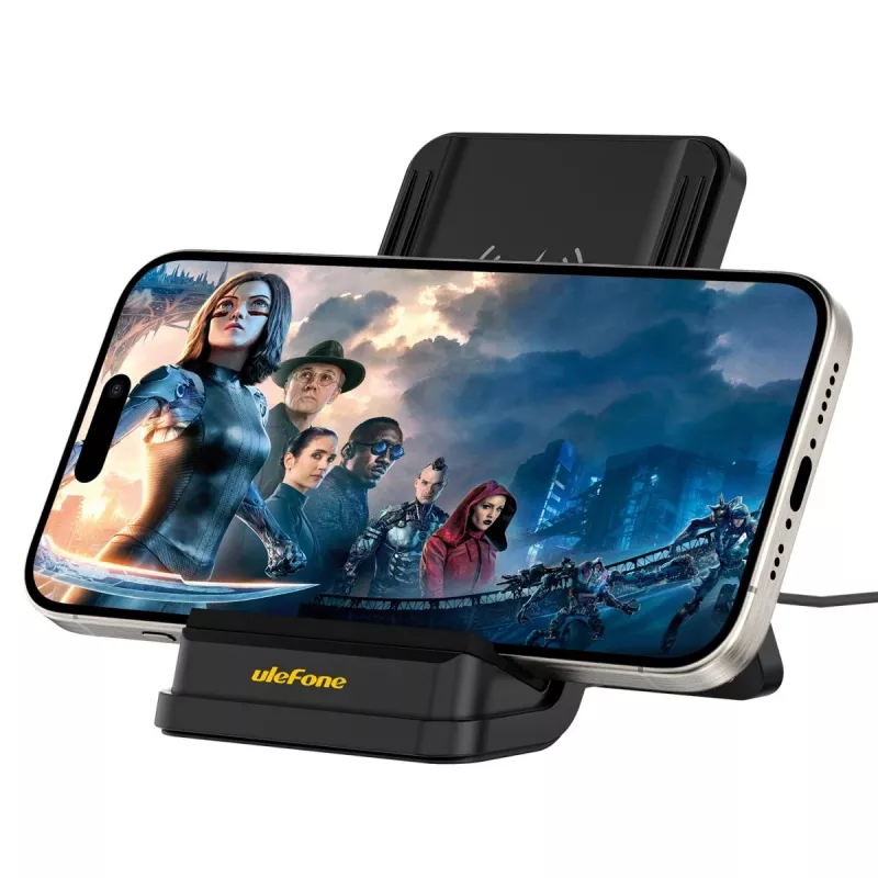 UleFone siselaadur nutitelefonidele WCS01 – 50 W USB USB-C, juhtmevaba kiirlaadimine, must