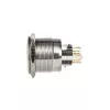 Vandaalikindel surunupplüliti DimasTech PD197 25mm Silverline rõngaga